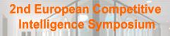 European Competitive Intelligence Symposium - 2nd edition