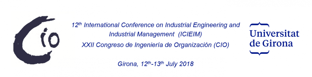 12th International Conference on Industrial Engineering and Industrial Management (CIO)